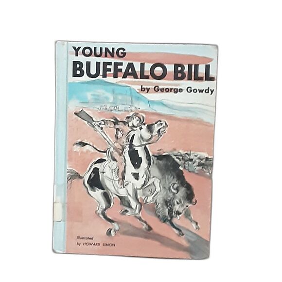 Young Buffalo Bill George Gowdy hardcover 1955 library binding - Picture 1 of 2